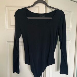 Abercrombie & Fitch Navy Blue Cotton Bodysuit